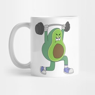 Avocado Gym Tshirt Mug